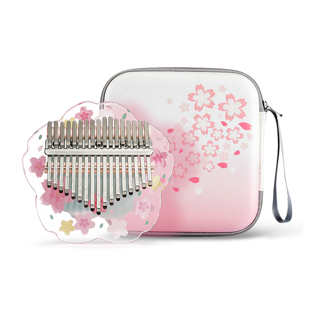 Musical Instrument Sounds - Hluru Kalimba 21 klawiszy z obudową