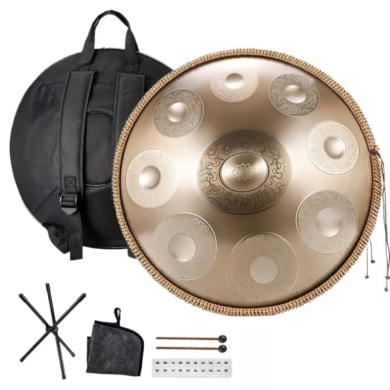 Musical Instrument Sounds - 18 cali HandPan ze stali nierdzewnej
