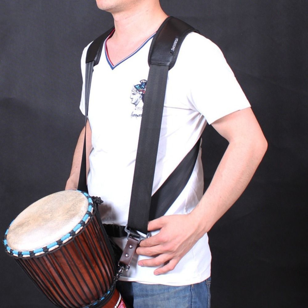 Tambourine Hand Drum - Wzmocnione, wyściełane paski na ramię do