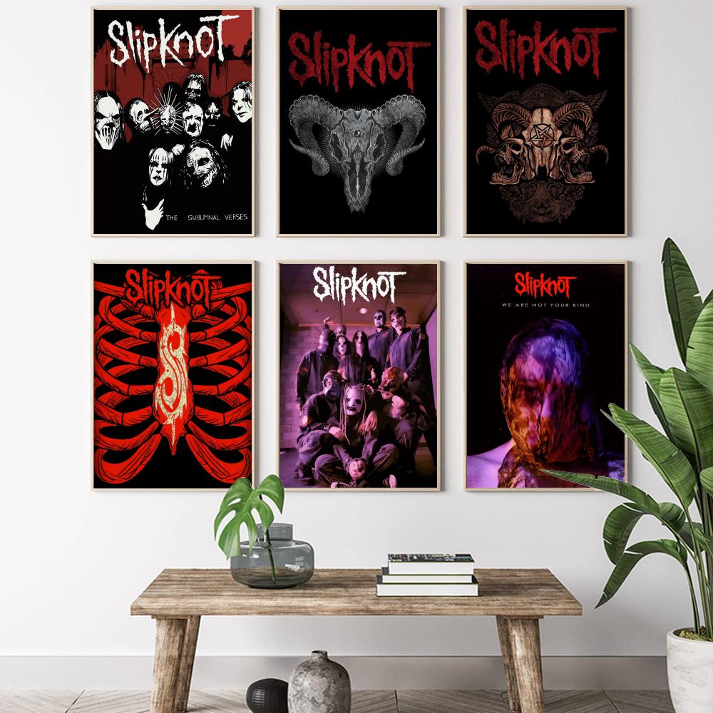 Musical Instrument Poster - Plakat zespołu Heavy Metal Rock S-SlipknotES,