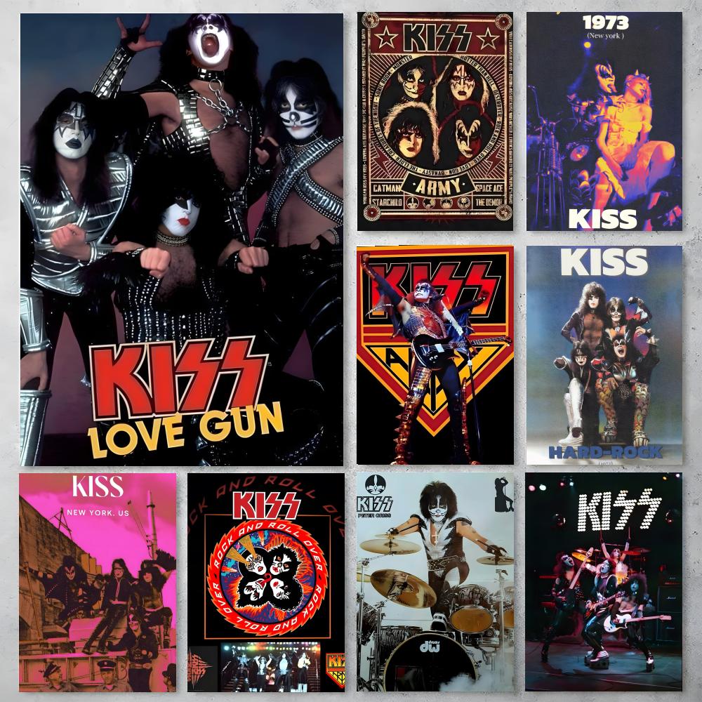 Musical Instrument Poster - K-Kiss Kraft Rock Band-S Plakat Plakaty