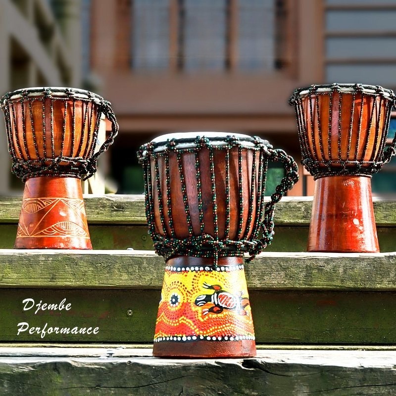Musical Instrument Djembe - Dziecięcy, początkujący, mały afrykański bęben z
