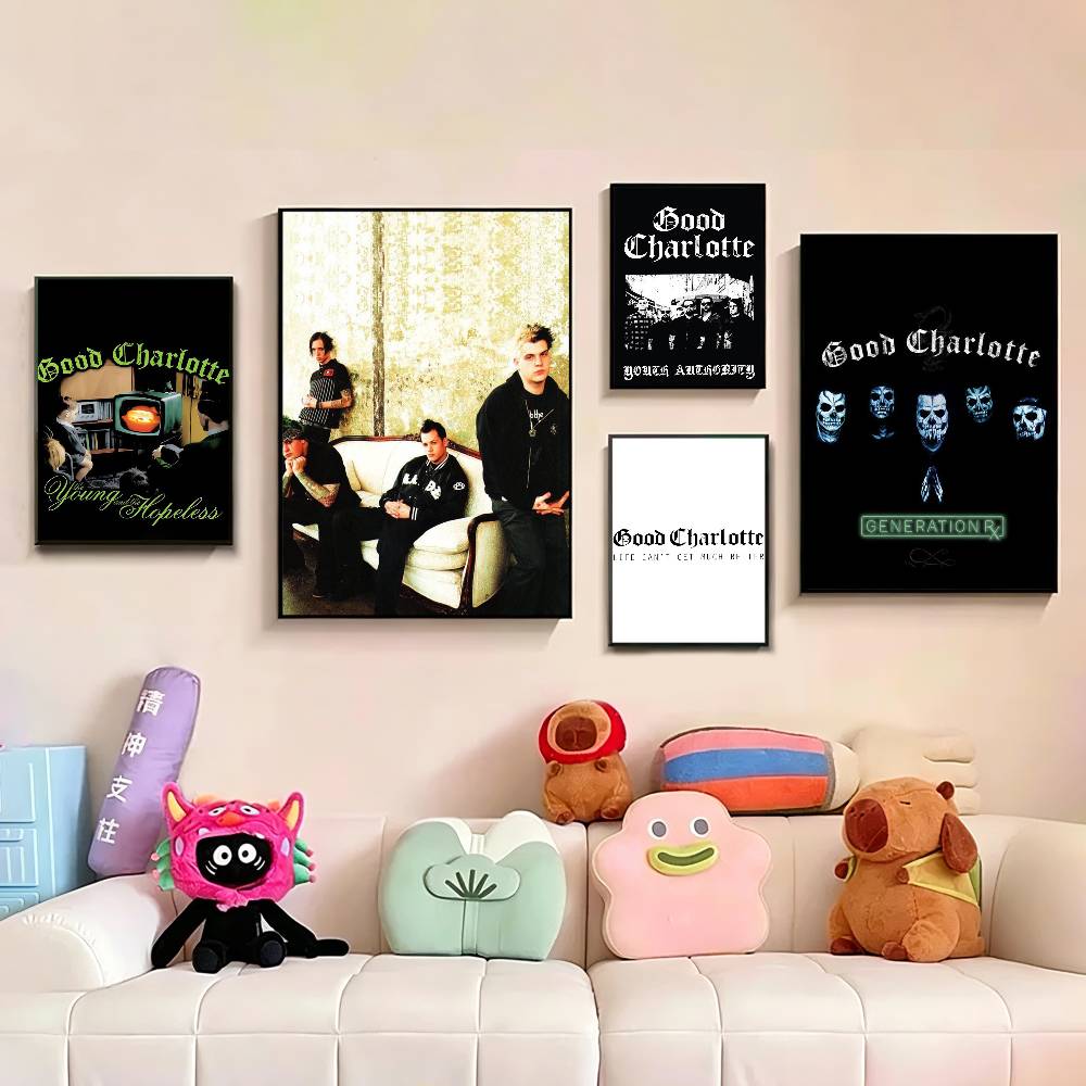 Musical Instrument Poster - Plakat z zespołem pop-rockowym Good Charlotte,