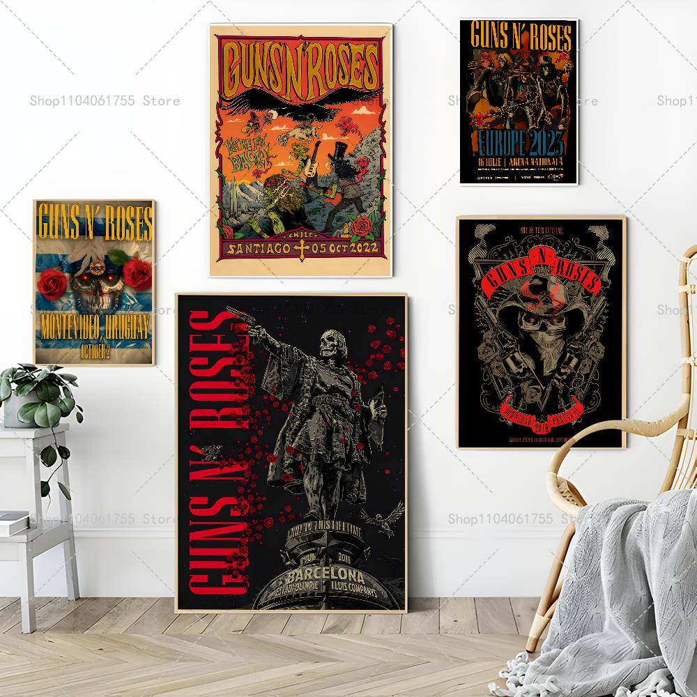 Plakat zespołu rockowego G-Gun – Musical Instrument Poster recenzja i cena