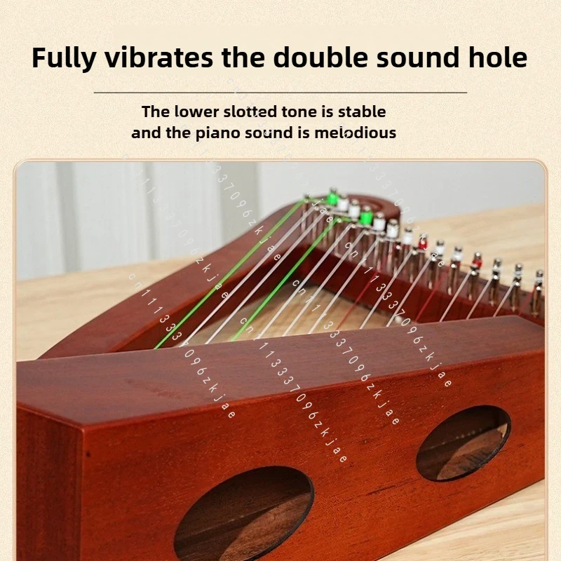 Ręcznie Robiona 15-tonowa Harf – Musical Instrument Sounds recenzja i cena
