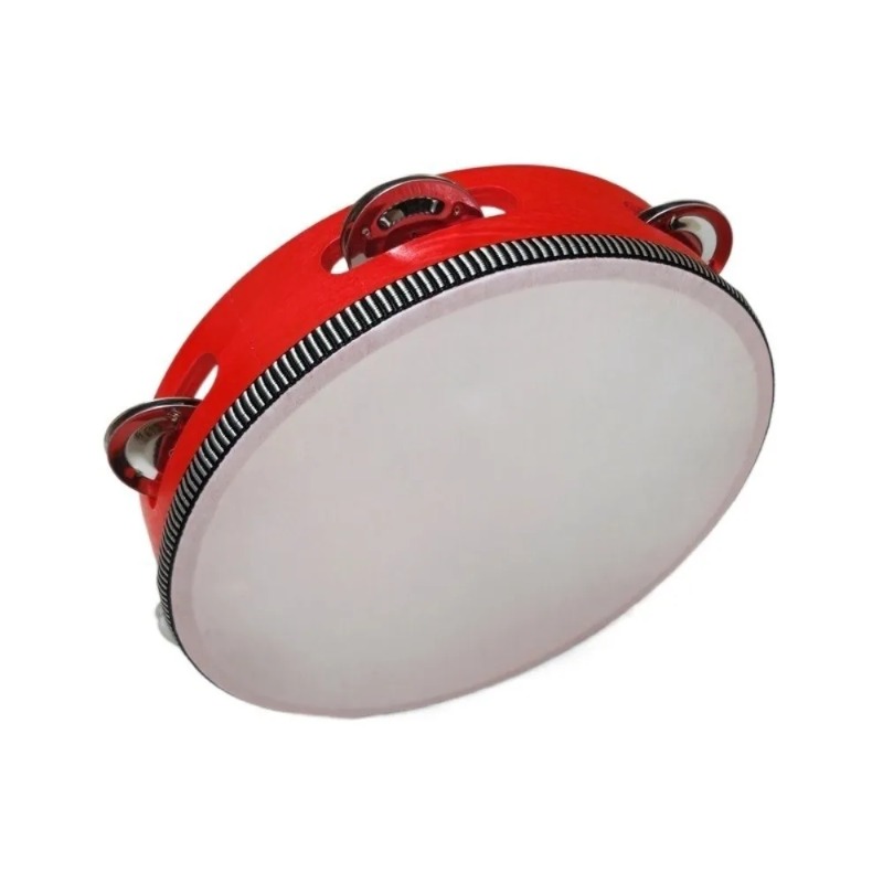Tamburyn drewniany z metalowym – Tambourine Hand Drum recenzja i cena