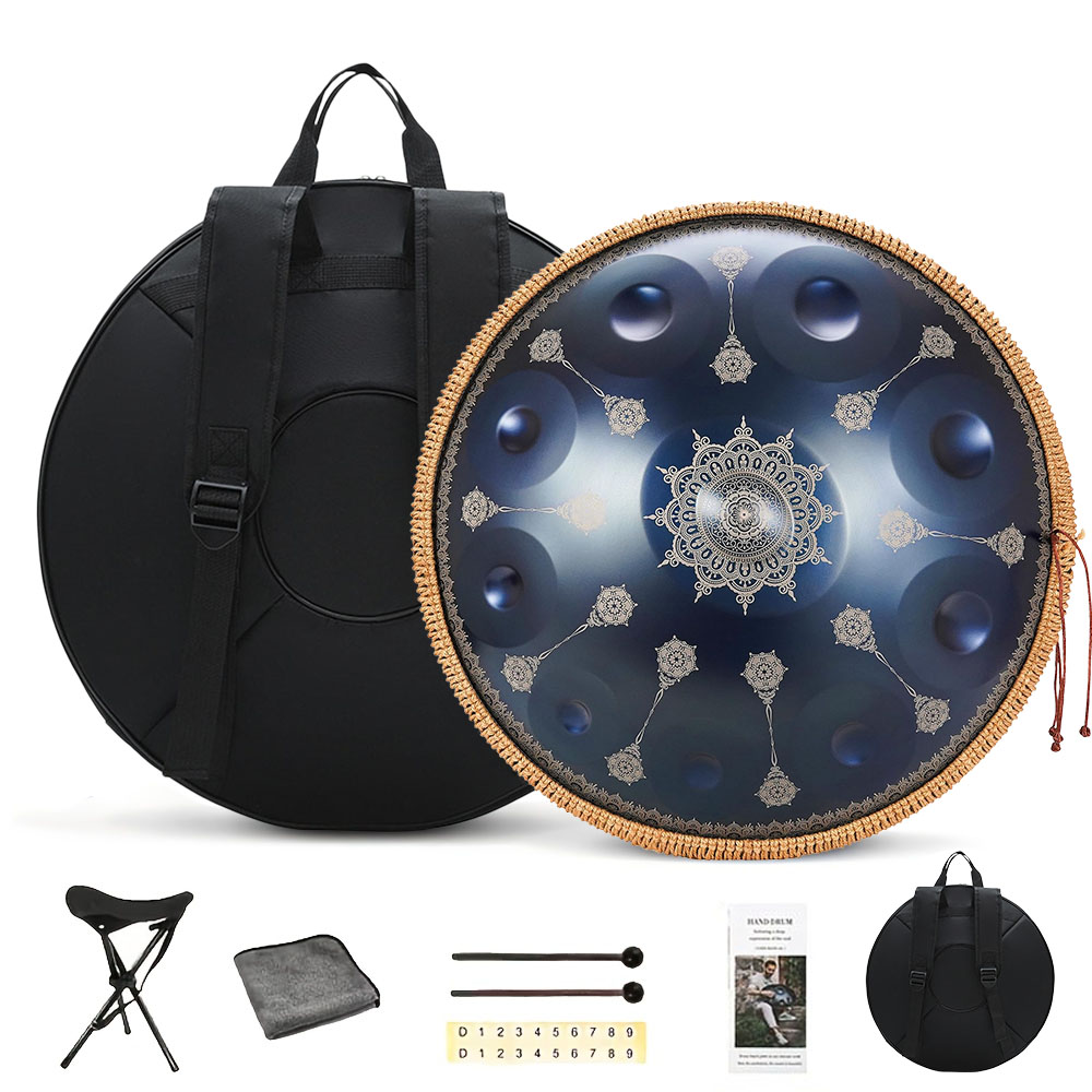 10-tonowy Handpan 22-calowy z  – Musical Instrument Sounds recenzja i cena