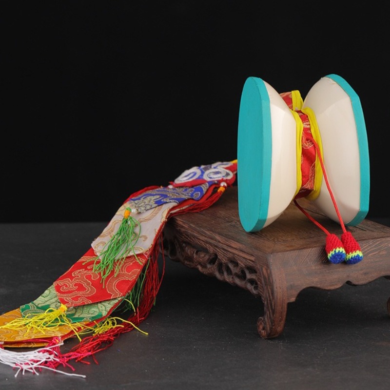 12CM Nepalskie bębny ręczne z  – Tambourine Hand Drum recenzja i cena