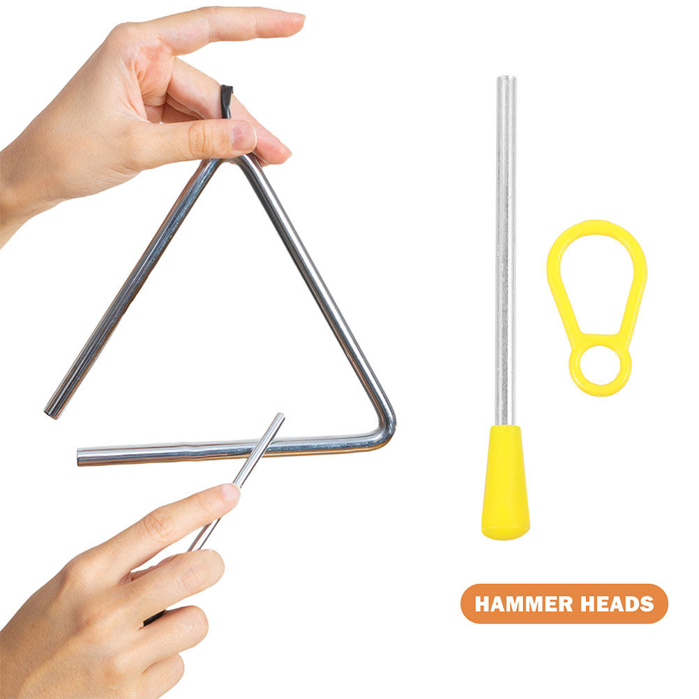 2 szt. Trójkątne żelazne pałec – Musical Instrument Triangle recenzja i cena