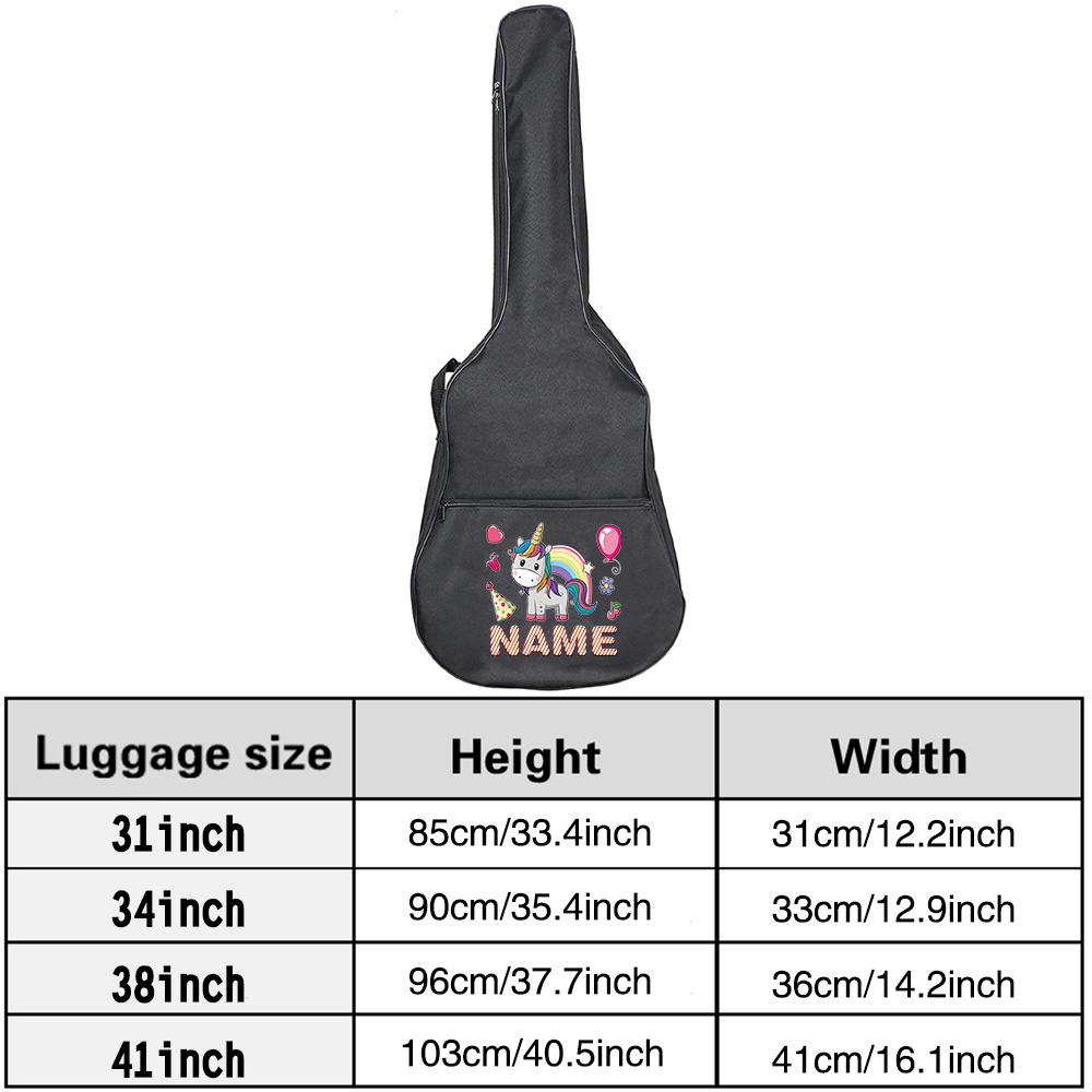 Torba na gitarę z możliwością  – Musical Instrument With Names recenzja i cena