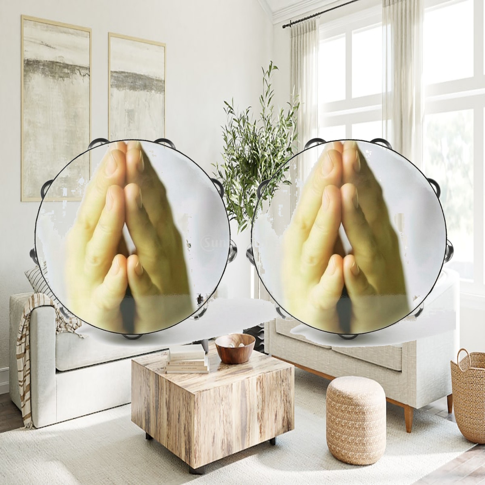 Tamburyn perkusyjny dla dzieci – Tambourine Hand Drum recenzja i cena